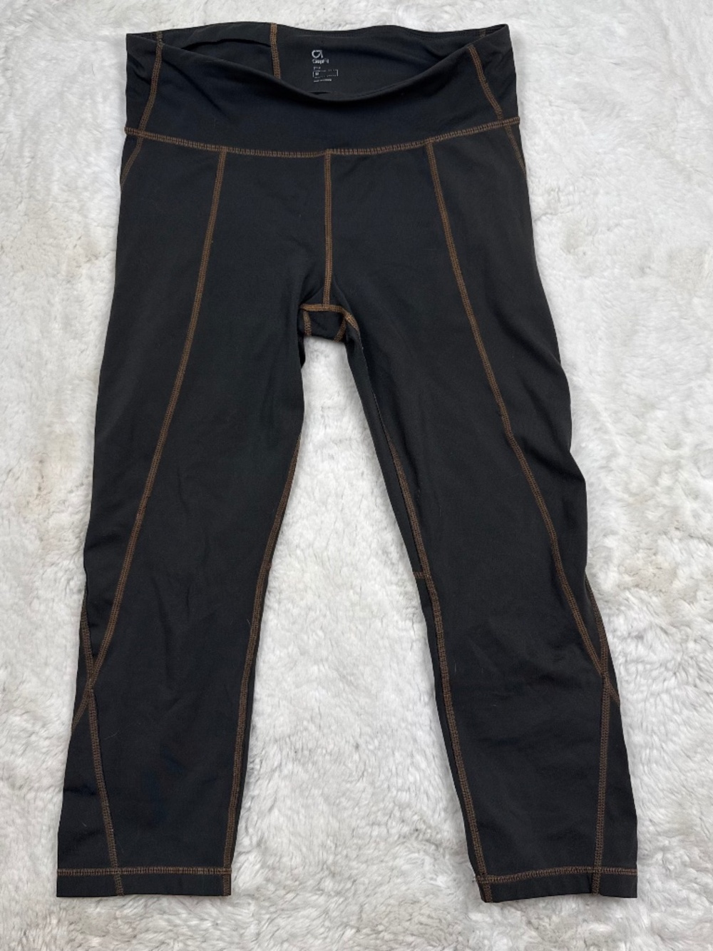 Gap Fit Sculpt Compression Leggings Capri Grey Women's Medium